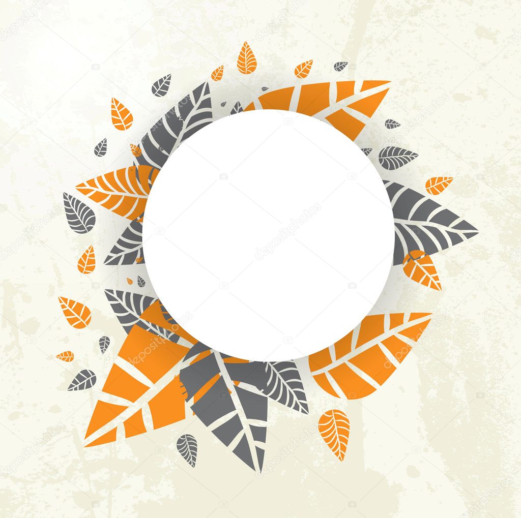 Autumn Background-Autumn Leaves Falling for your own design