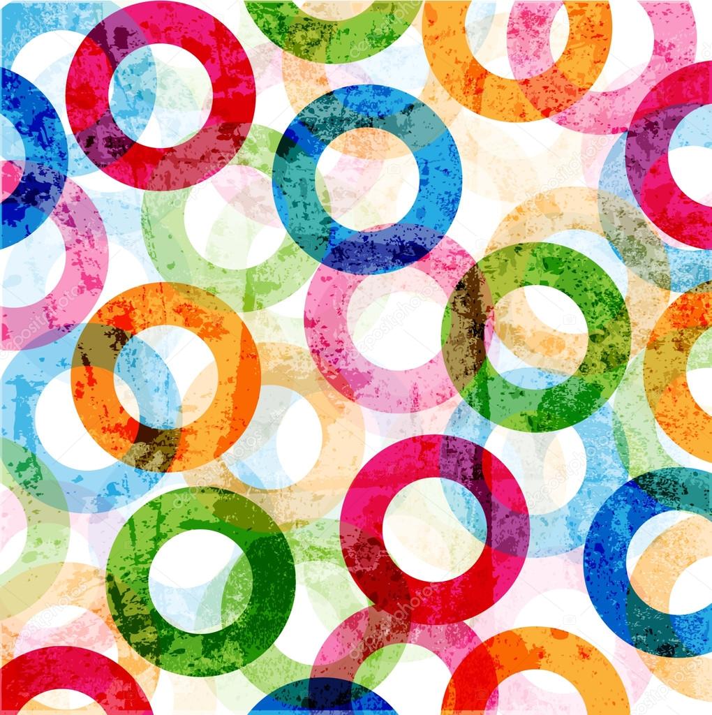 Abstract high-tech graphic design circles pattern background