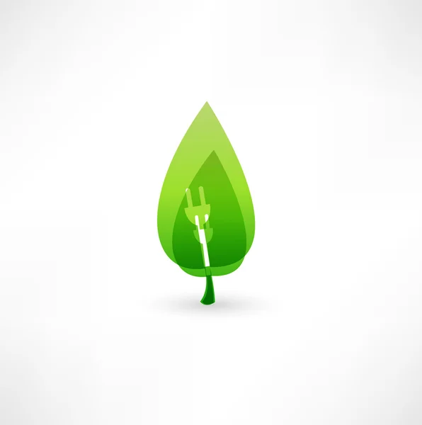 グリーンエネルギーの概念 — ストックベクタ