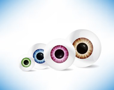  parlak göz küresi arka plan