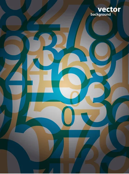 Fondo abstracto con números para el diseño — Foto de Stock