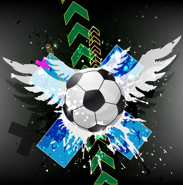 Banner de fútbol — Foto de Stock