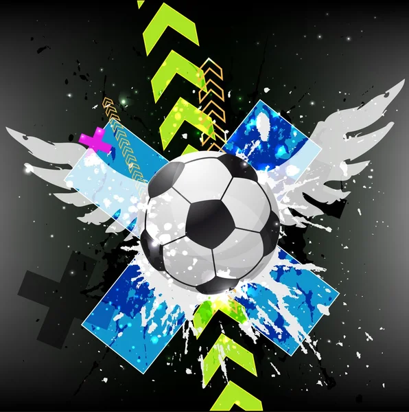 Banner de fútbol —  Fotos de Stock