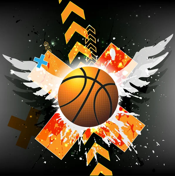 Hintergrund des Basketball-Sports — Stockfoto