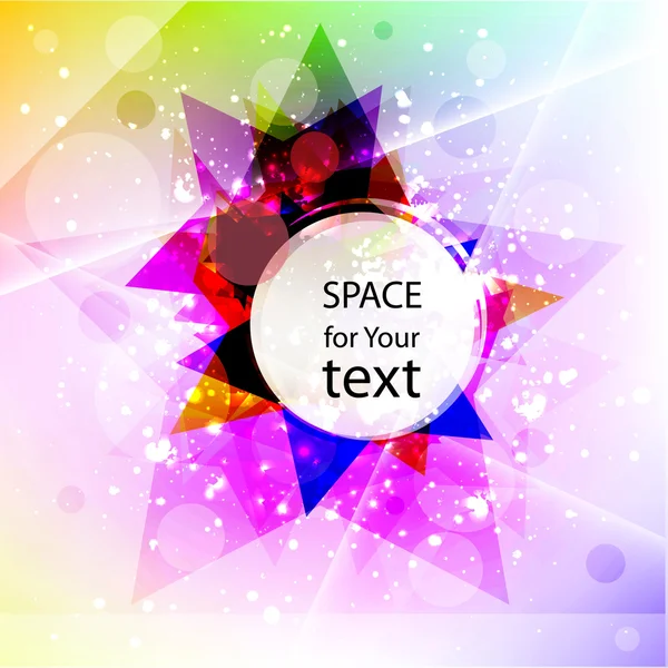 Colorful star banner — Stockfoto