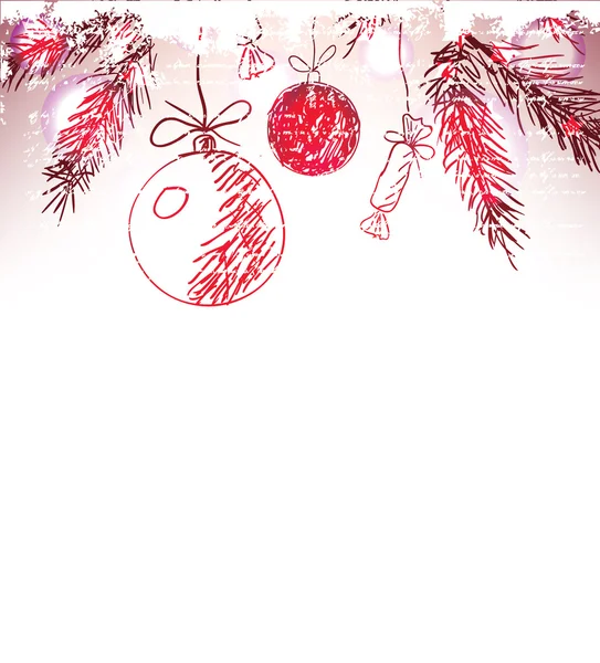 Vánoční dekorace stylizované míč. — Stock fotografie
