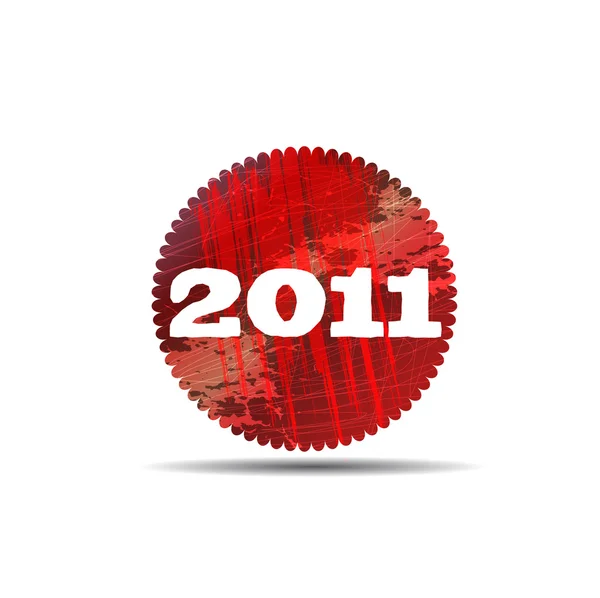 Ano Novo 2011 design. Versão Raster — Fotografia de Stock
