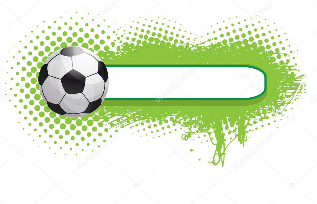 Abstract grunge background, football