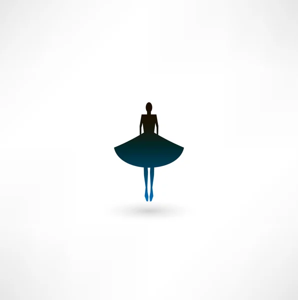 Ballerina symbool — Stockvector