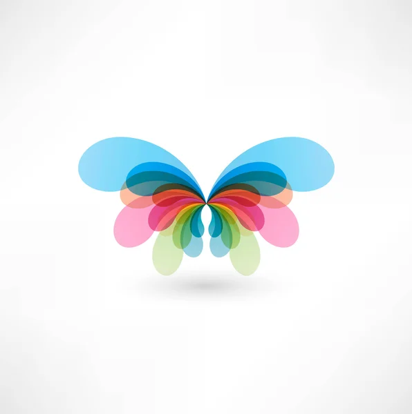 蝶のアイコン — ストックベクタ