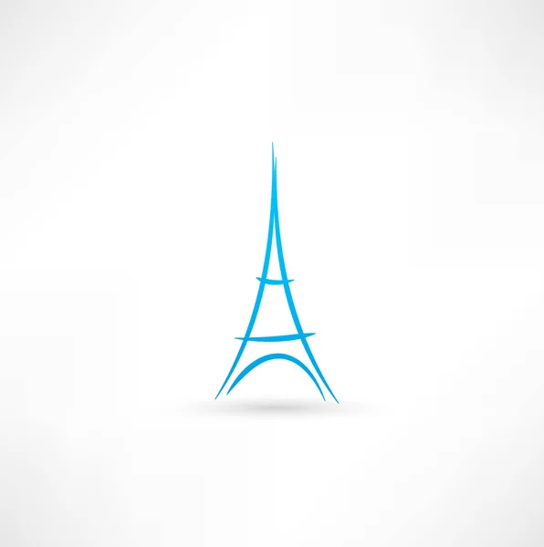 Eiffel Tower icon — Stock Vector
