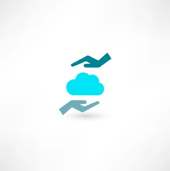 Concept de Cloud Computing — Image vectorielle