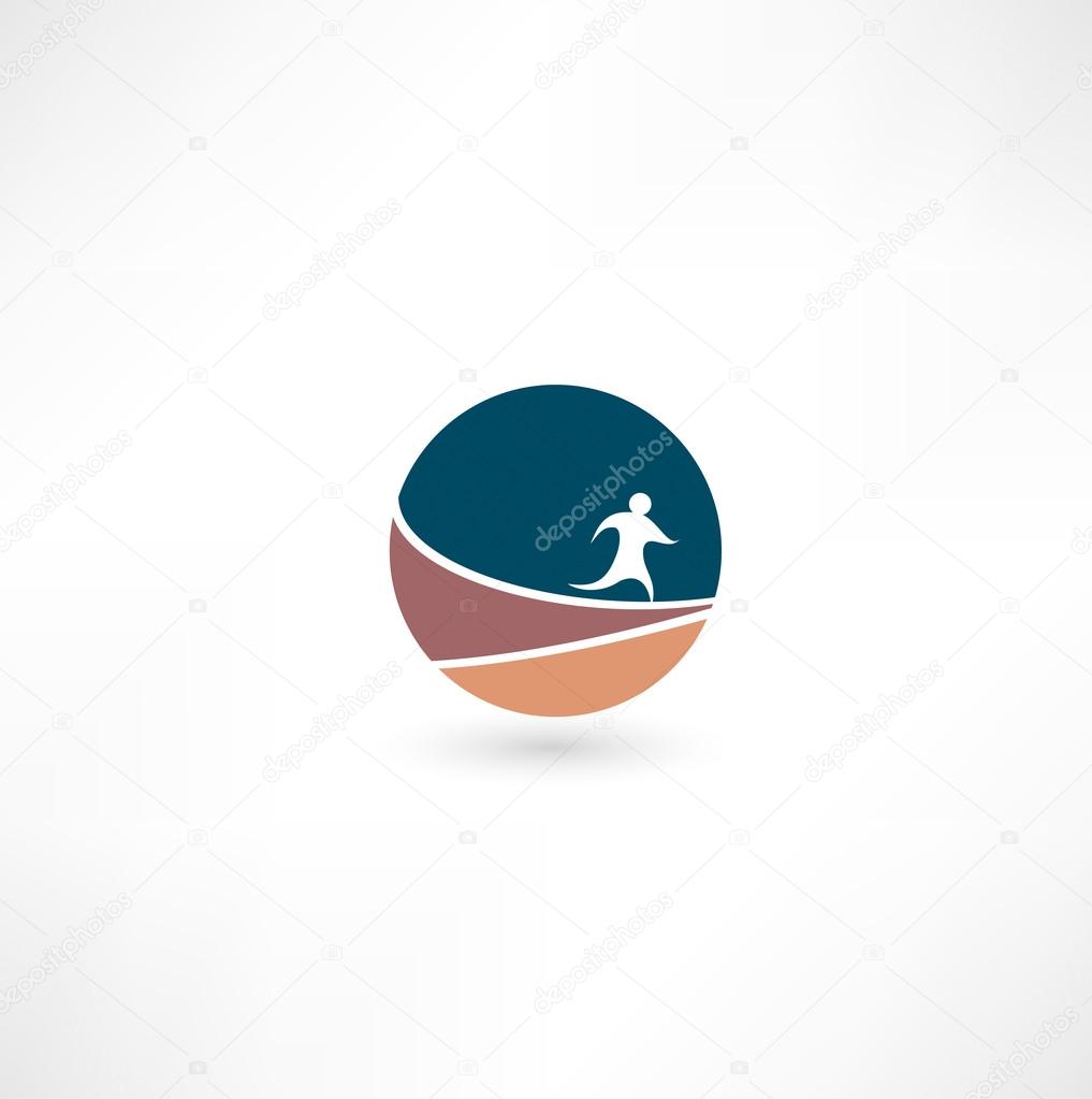 Running man icon