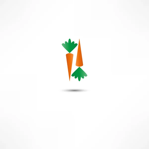 Carrot Icon — Stock Vector