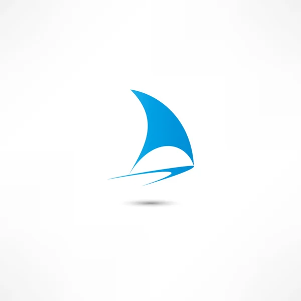 Jacht pictogram — Stockvector
