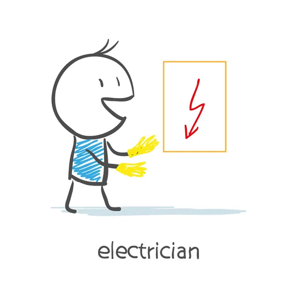 Électricien — Image vectorielle