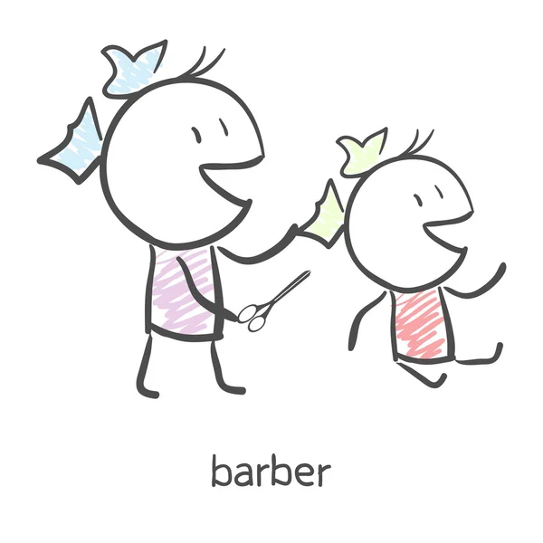 Barber — Stock Vector