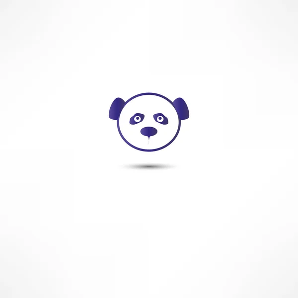 Панда значок — стоковий вектор