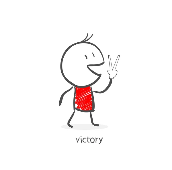 Victoire — Image vectorielle