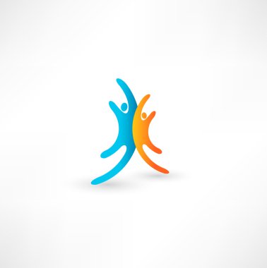 başarılı takım simgesi.