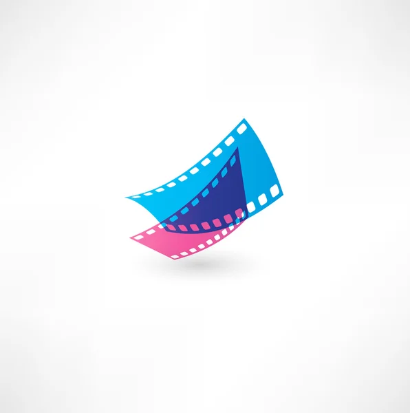 Film icon wave — Stock Vector