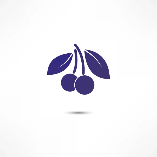 Cherry pictogram — Stockvector