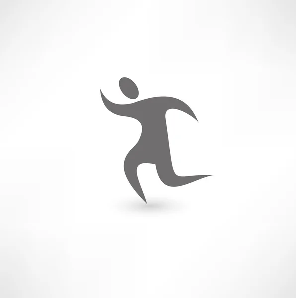 Icono del Hombre Corriendo — Vector de stock