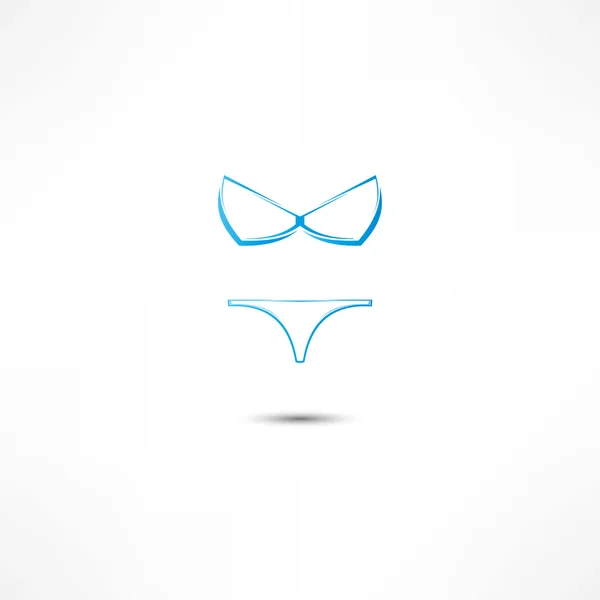 Bikini Icon — Stock Vector
