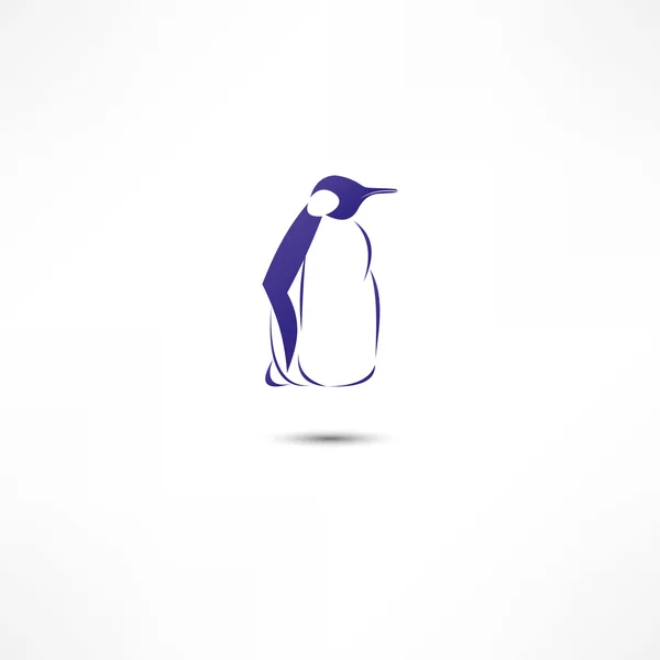 Pinguïn pictogram — Stockvector