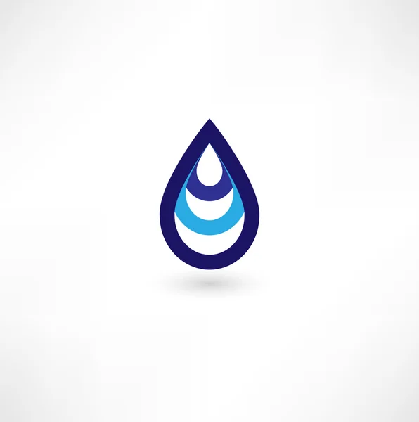 Water Drop Symbol — Stock Vector