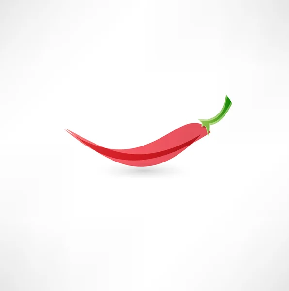 Ikoon van rode hete chili peper — Stockvector