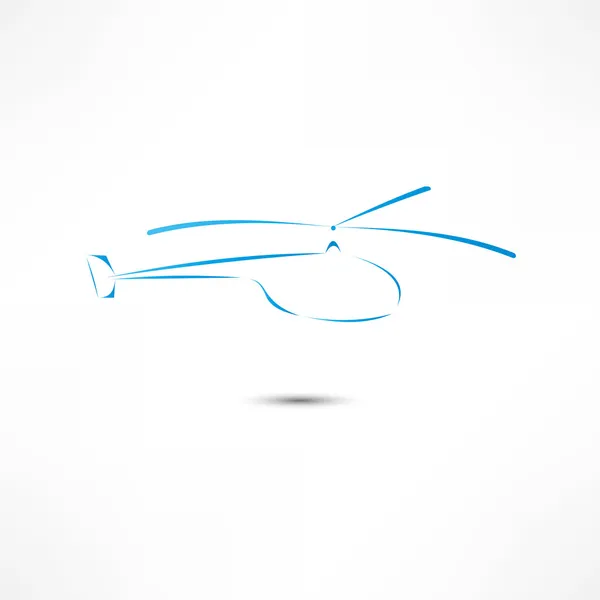 Helicopter Icon — Stock Vector