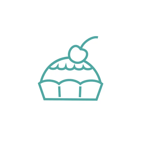 Cake Icon — Stock Vector