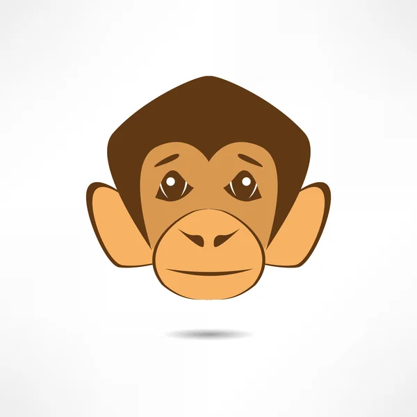 Macaco atento. . —  Vetores de Stock