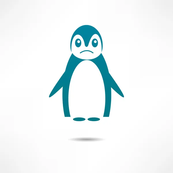 Ображені пінгвін . — стоковий вектор