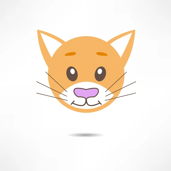 Kedi gülümsüyor — Stok Vektör
