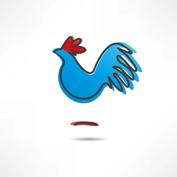 Vector Cock — Stock Vector