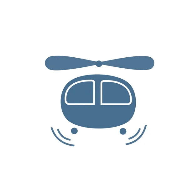 Vrtulník ikona — Stockový vektor