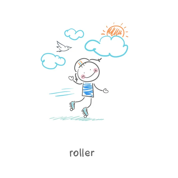 Roller. — Stock Vector