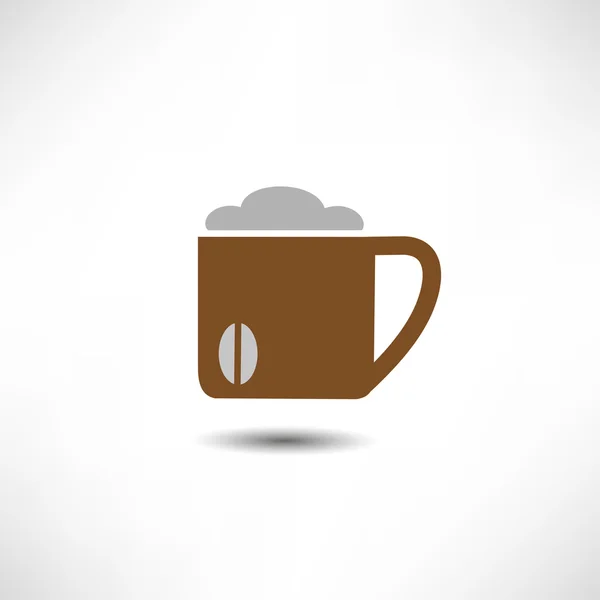 Une tasse de café icône — Image vectorielle