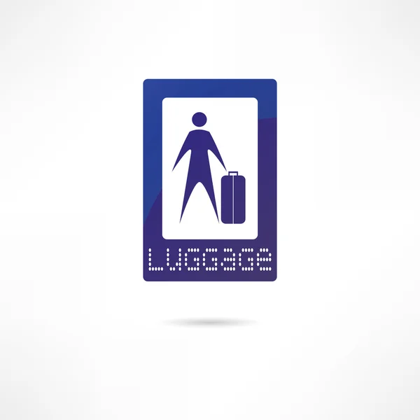 Luggage icon — Stock Vector