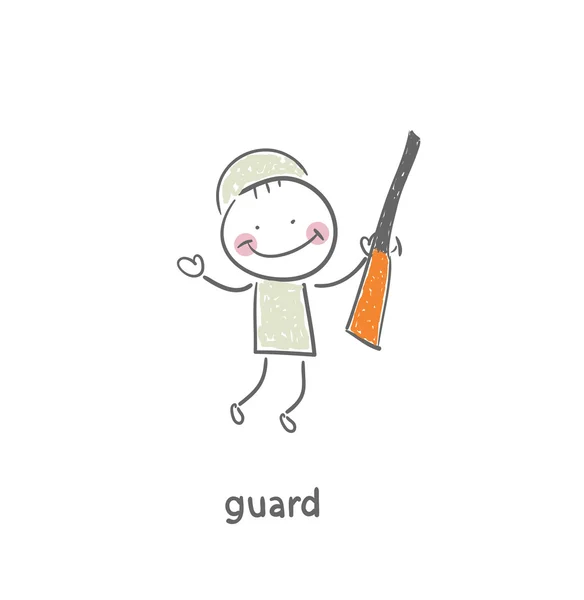 Guard. — Stock Vector