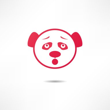 Şaşırmış panda.