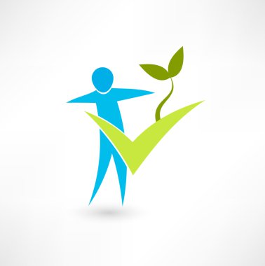 Eco man vector Eco man vector
