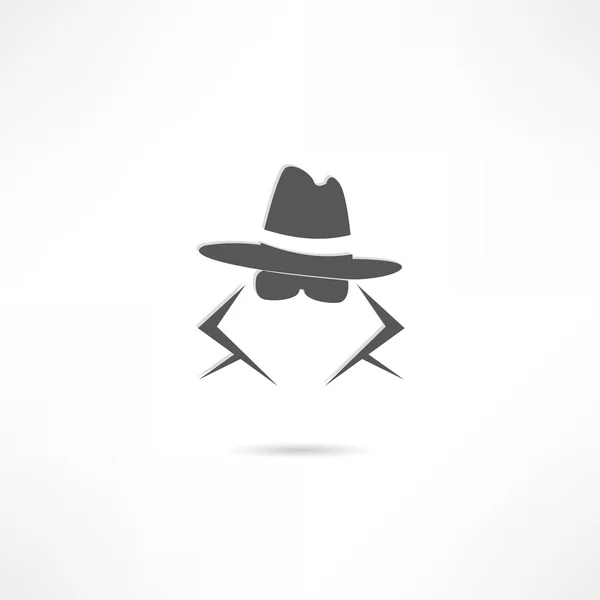 Spy icon — Stock Vector