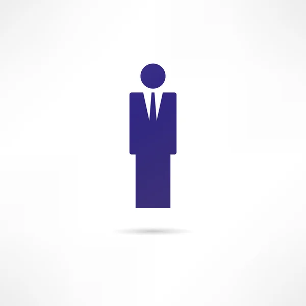 Man manager icon — Stock Vector