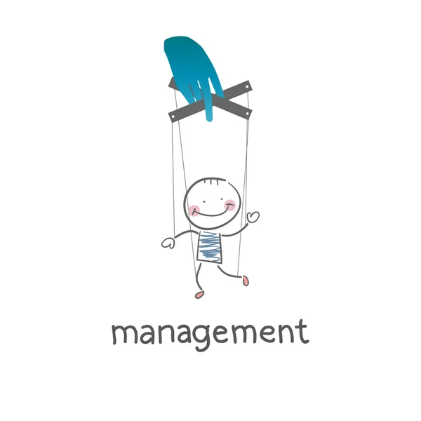 Management. Illustration. — Stock Vector