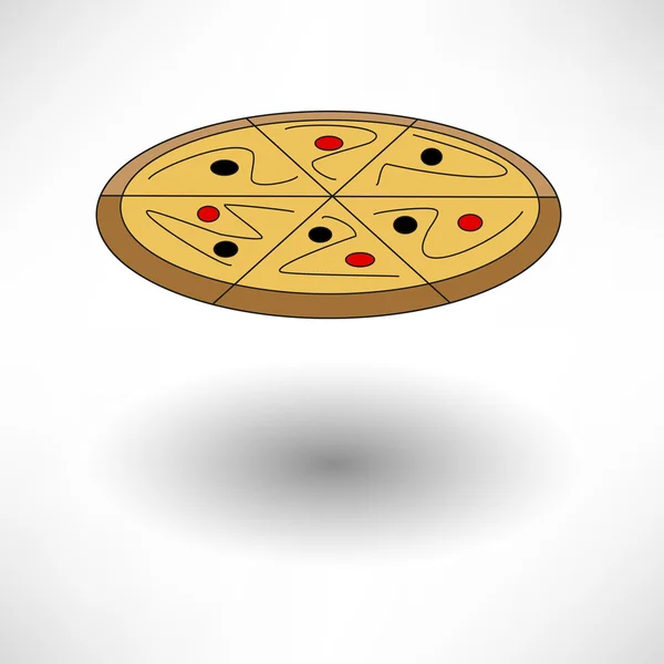 Pizza — Stockvector