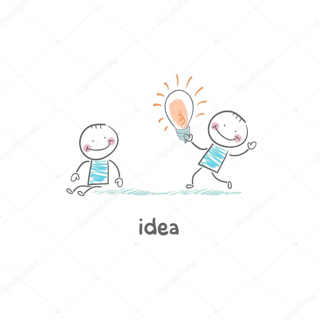 Exchange bulbs. Concept ideas.