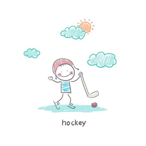 Hockey — Stockvektor
